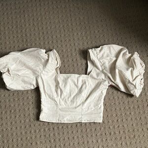 Chic Cream Puff Sleeve Blouse